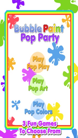 Bubble Paint Pop Party