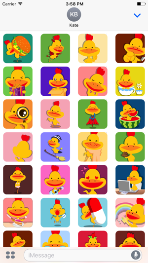 Lovely Chicken - Stickers - Emoji - Emoticons(圖2)-速報App