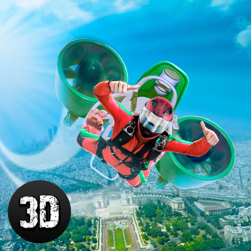 City Sky Diving Air Stunts Full iOS App