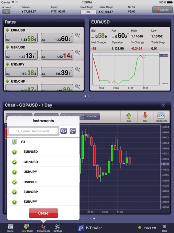 P-Trader for iPad screenshot 4