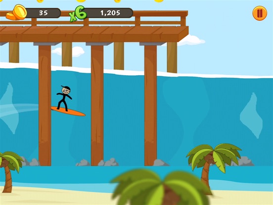 Stickman Surfer на iPad