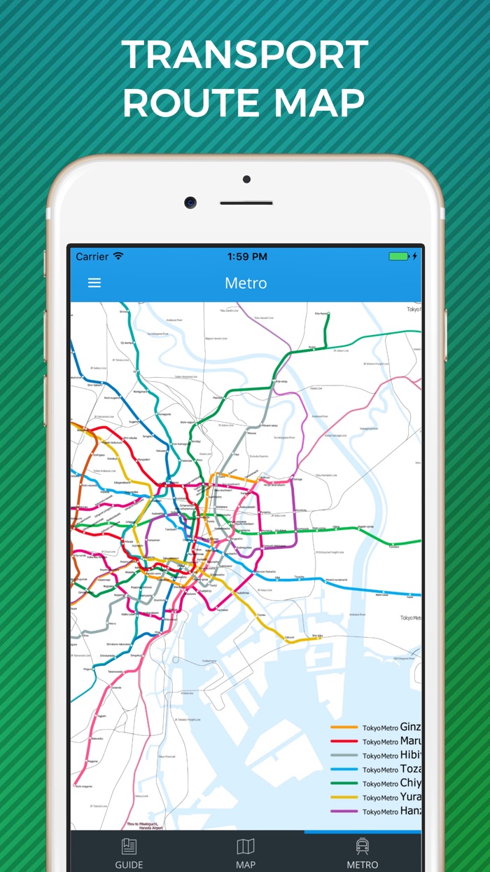 Tokyo Travel Guide with Offline Street Map