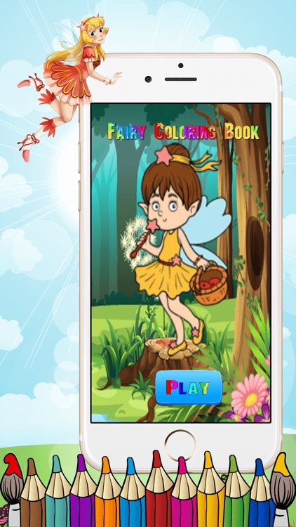 fairy kingdom coloring book free