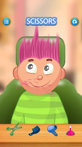 Game screenshot Child game / Pink hair cut apk