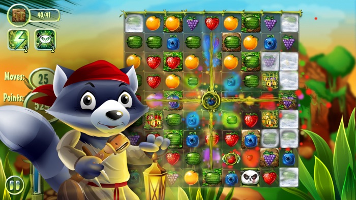Panda. Fruit Adventure