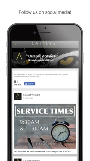 Catalyst Vineyard Church(圖2)-速報App