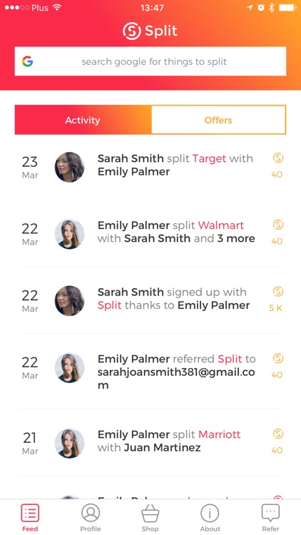 Split - It pays to share!