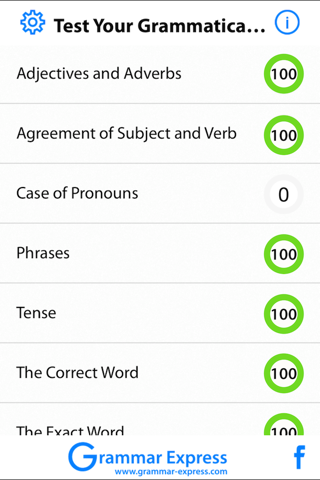 Test Your Grammatical Correctness Lite - náhled