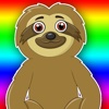 Animal Sloth Game Coloring Book For Kids