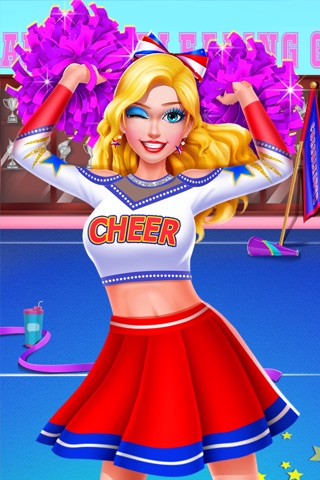 Star Cheerleader Salon- Fashion Makeup Challenge screenshot 2