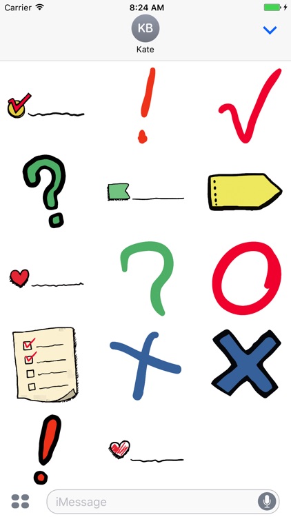 Animated Check List Stickers