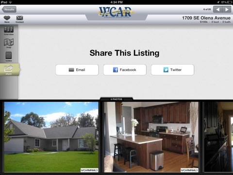 WCAR Homes For Sale for iPad screenshot 4