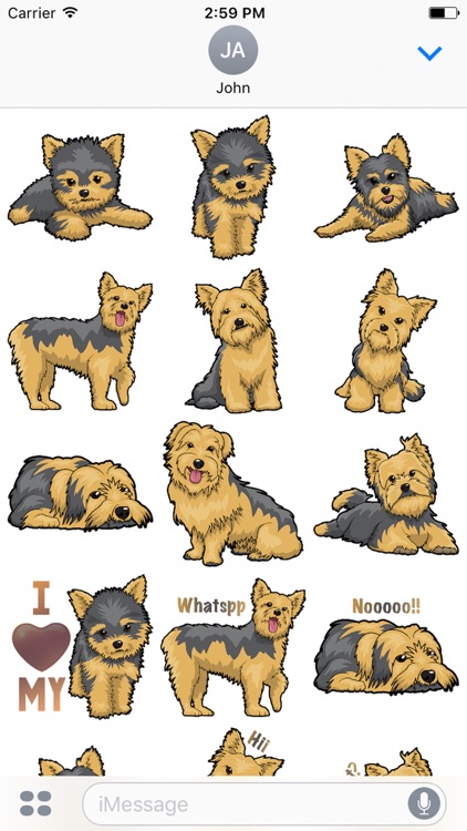 Yorkie Emojis For Dog lovers