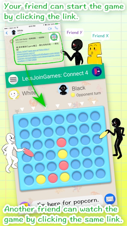 Connect 4 for Whatsapp