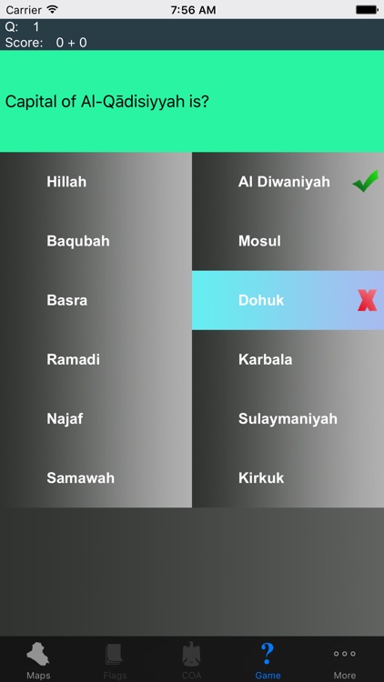 Iraq State Maps and Capitals screenshot-4