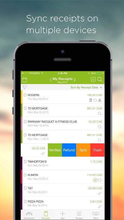 Foreceipt Receipt Tracker App screenshot-4