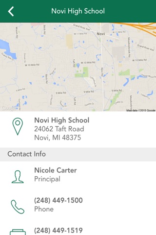 Novi Community School District screenshot 2