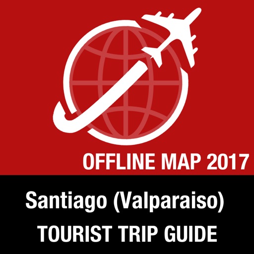 Santiago (Valparaiso) Tourist Guide + Offline Map