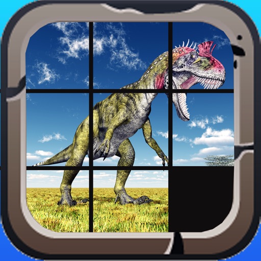 Dinosaur Photo Puzzle Game Icon