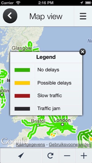 Road Information UK – Real Time Traffic 