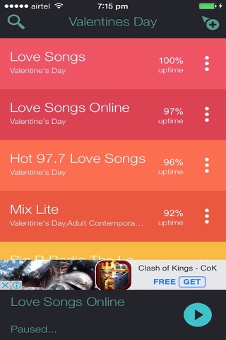 Valentines Day Music screenshot 2