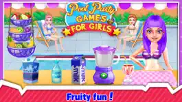 Game screenshot вечеринки у бассейна Игры для девочек apk