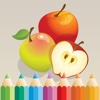 Fruit Coloring Book: Learn to color & draw fruits