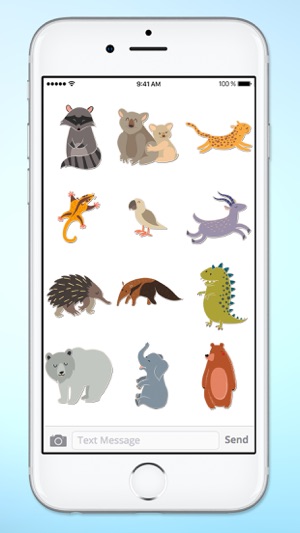 Zoo Visit Cute Animals Sticker Pack(圖5)-速報App