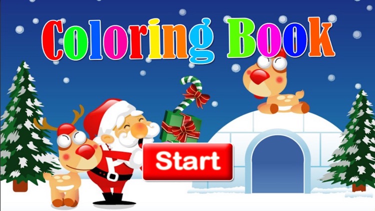Christmas Drawing and Coloring book for kids screenshot-3