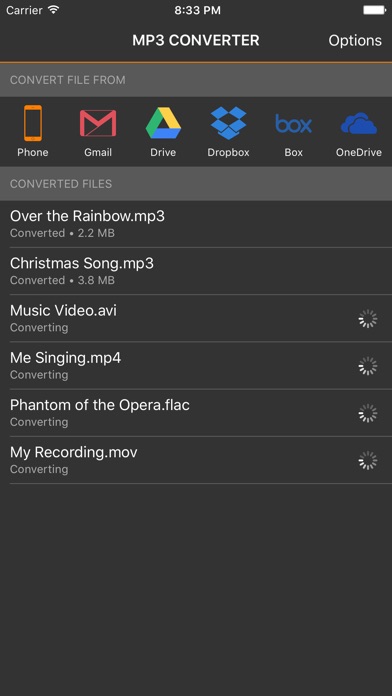 【图】MP3 Converter – Convert Videos and Music to MP3(截图1) 【图】MP3 Converter – Convert Videos and Music to MP3(截图1)