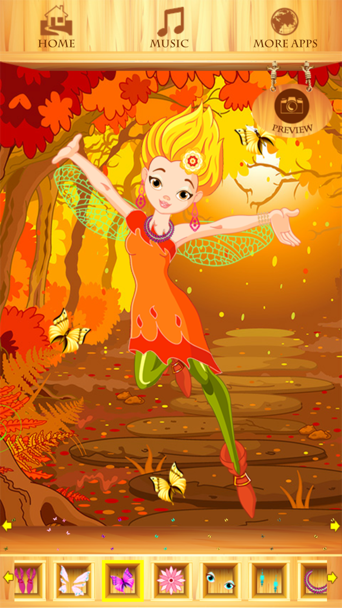 Dress Up Fairy Princess Game