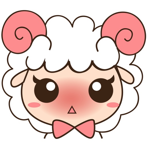 Kuri , the little sheep for iMessage Sticker