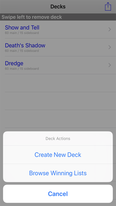 How to cancel & delete MTG DeckView from iphone & ipad 3