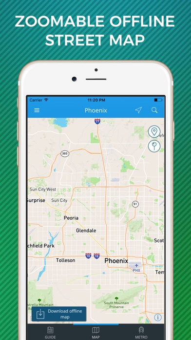 How to cancel & delete Phoenix Travel Guide with Offline Street Map from iphone & ipad 3