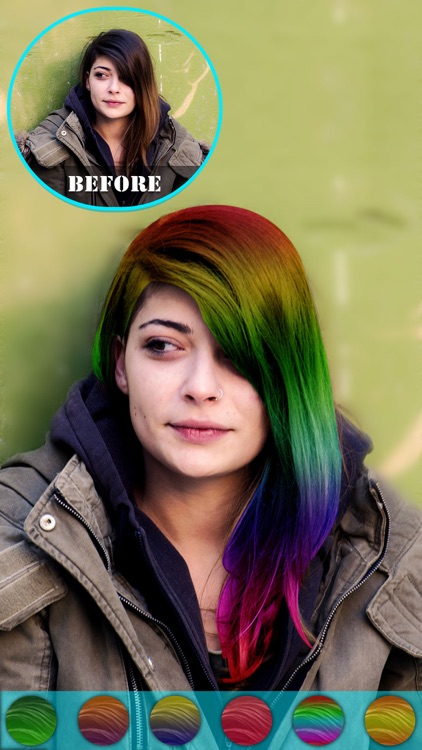 Hair Color Changer - Hairstyle Makeover Booth