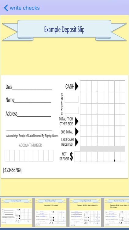 write checks
