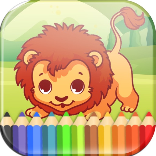 Animals Coloring Pages with Animals by Akrawat Thongchaoum