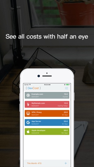 DevCost - Cost tool for developer