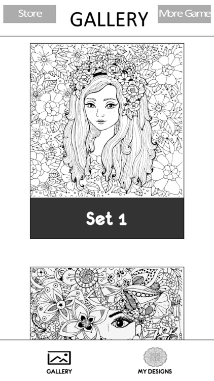 Princess Colorful - Coloring Book for Adults screenshot-4