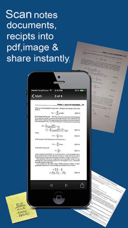 Scanner app - Scan photo,documents,receipt to PDF
