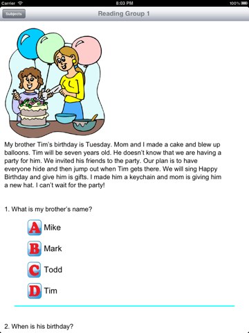 2nd Grade Reading Comprehension - náhled