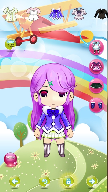 dress up anime pretty cute princess game for teens