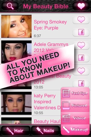 My Beauty Bible -  Makeup, Hair & Nails screenshot 2