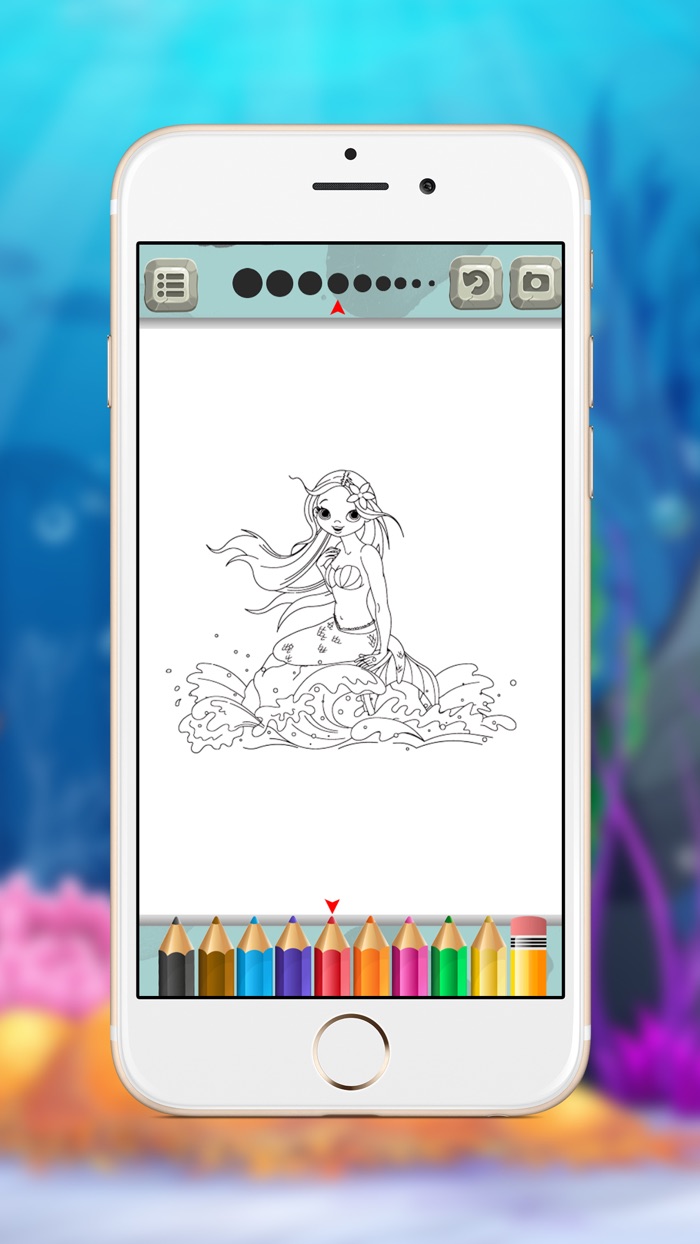 Mermaid Princess Coloring Book