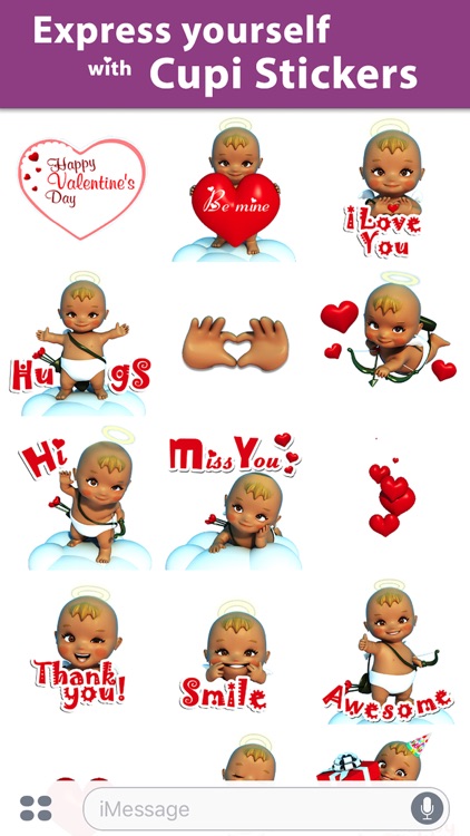Cupi Stickers Valentine's Day Pack