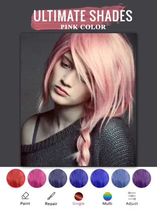 Screenshot 3 Mejor App de cambiador de Color de pelo-cabello co iphone