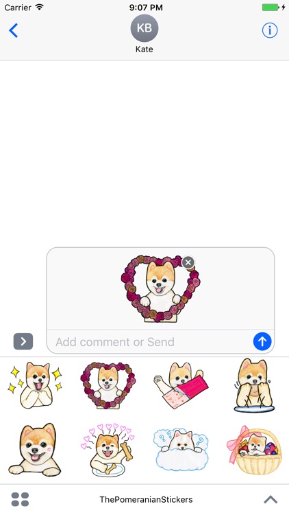 The Pomeranian Stickers