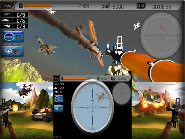 Bazooka Gun War Helicopter Shooting, game for IOS