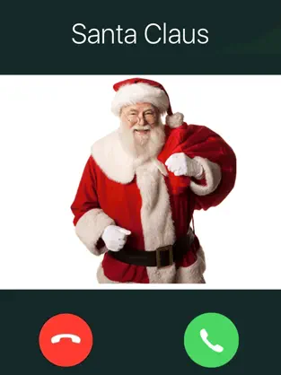 Screenshot 1 Santa Claus calls you . iphone