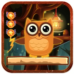 Owl Jump - Be brave and fly up to climb the tree